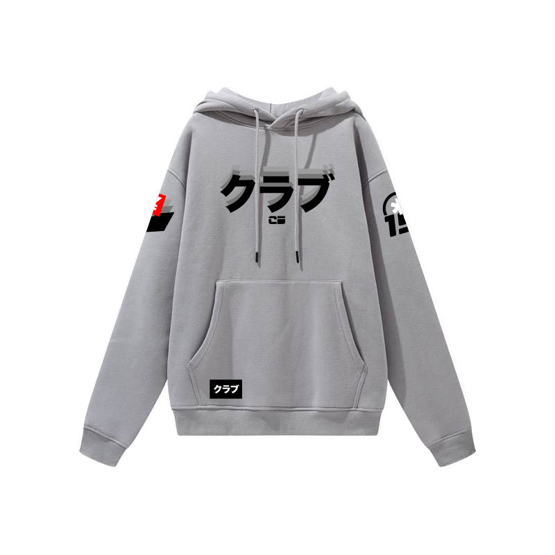 Triple Threat Club Grey Embroidered 400GSM Hoodie – CarDrugs.com